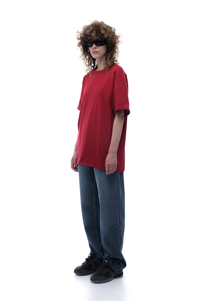 Футболка GILDAN ULTRA COTTON красная женская